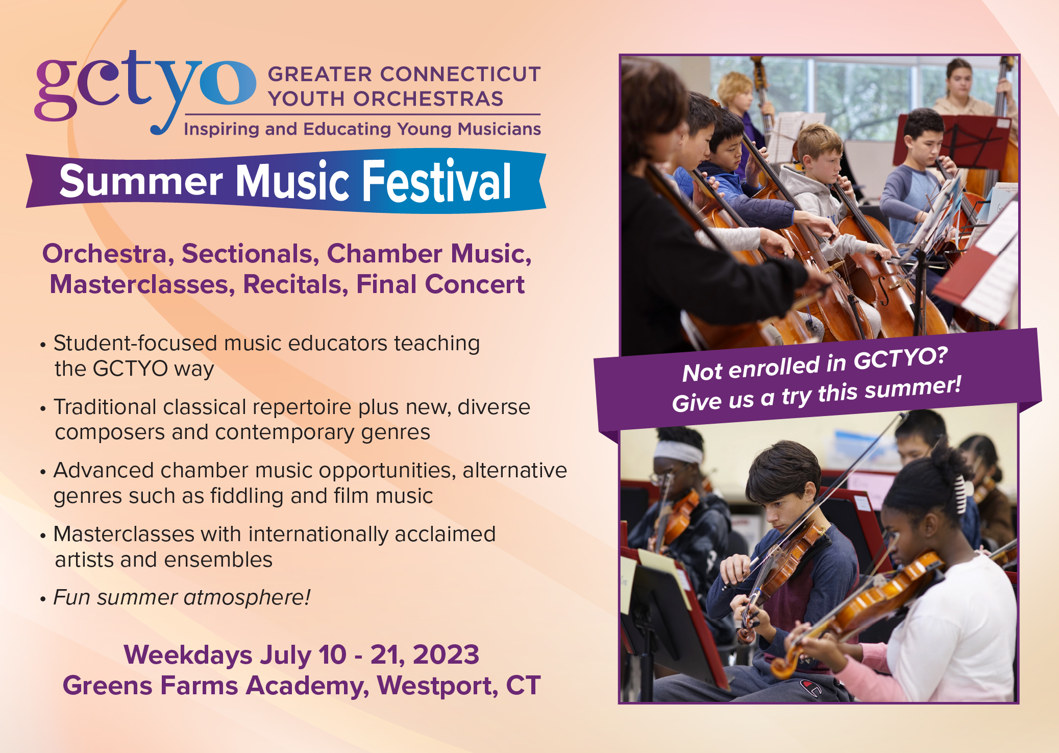 Greater Connecticut Youth Orchestras Inspiring And Educating Musicians